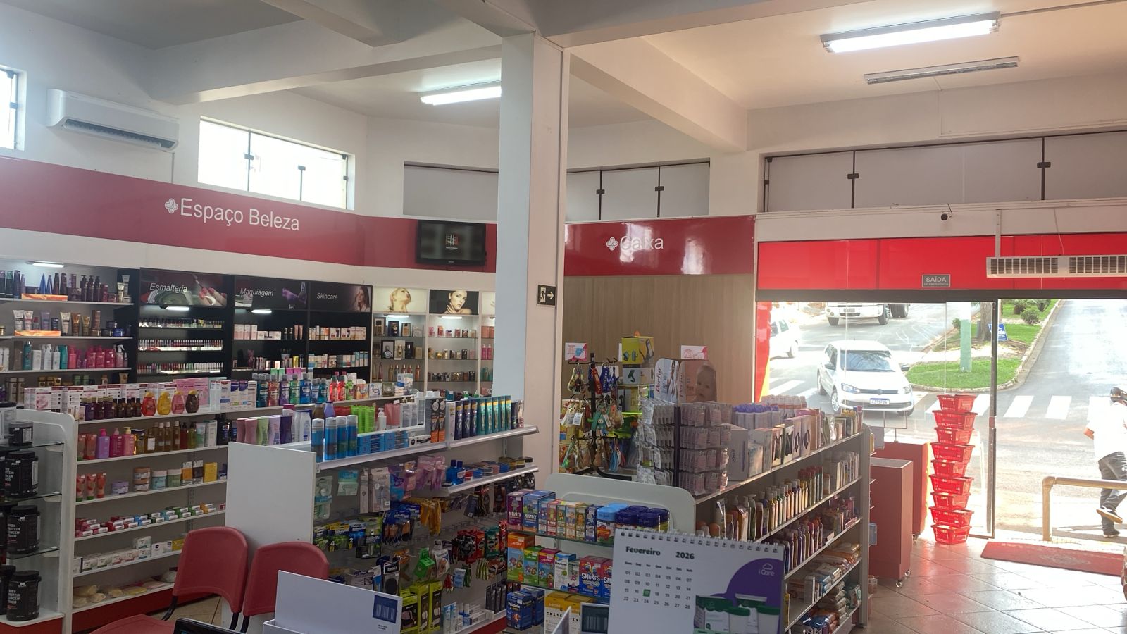 Área dos Caixas de Atendimento